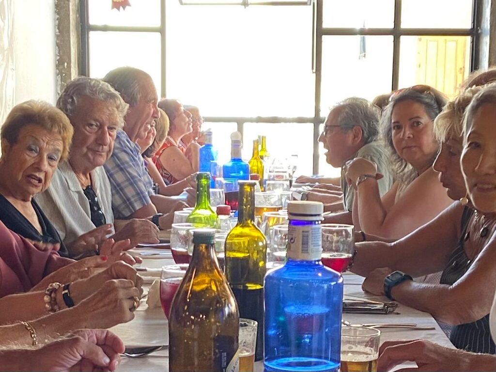 La comida de bienvenida septiembre 2024 de Club Crisol